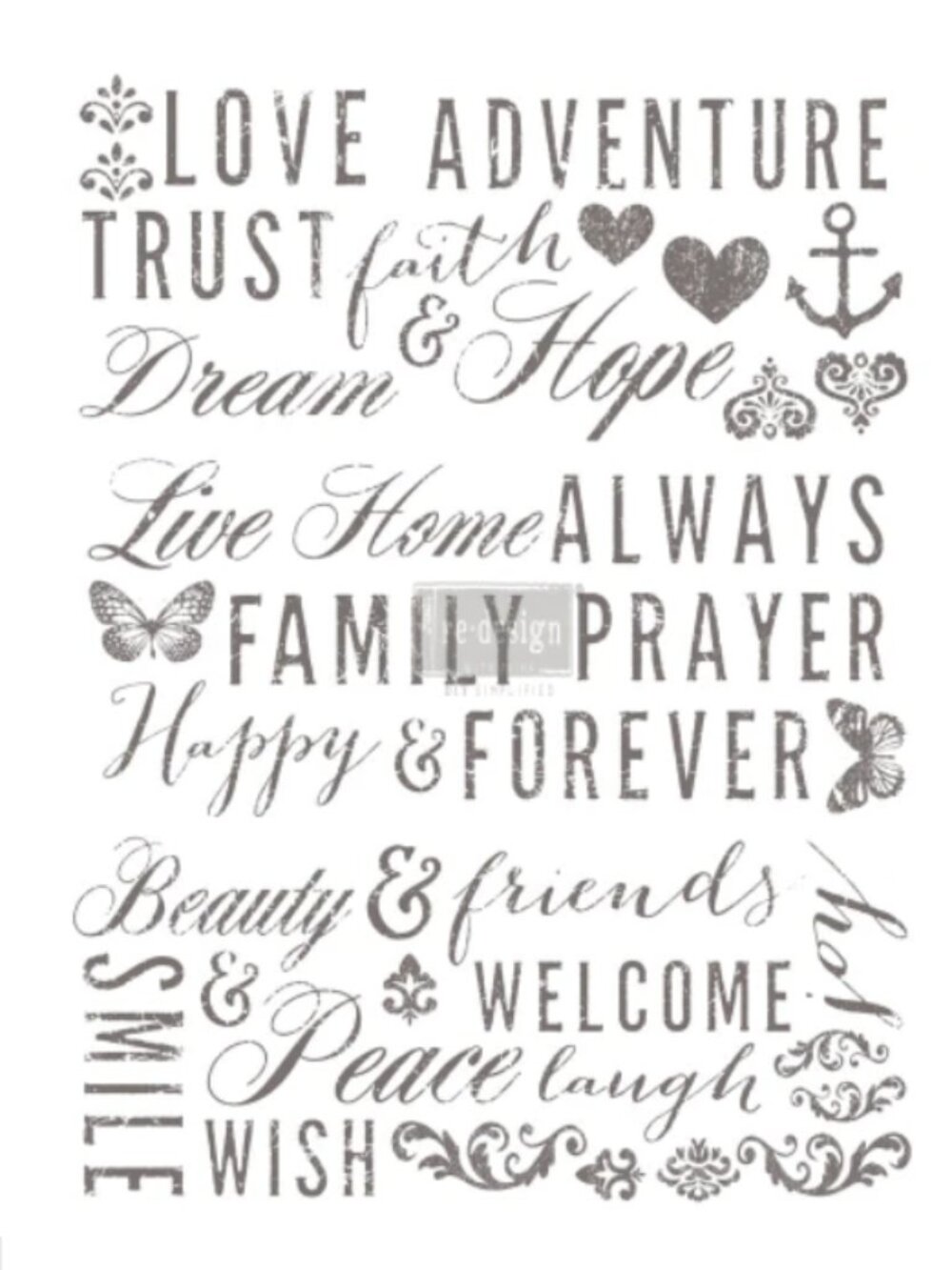 Redesign With Prima Words TO Live By Furniture Transfer